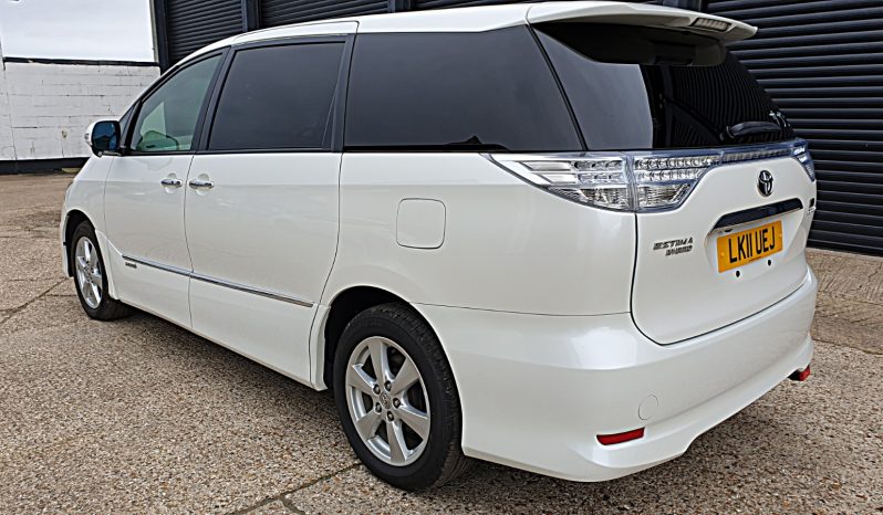 TOYOTA ESTIMA 2.4CC HYBRID, 2011, WHITE full