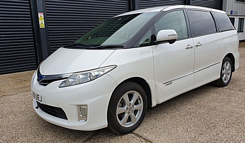 TOYOTA ESTIMA 2.4CC HYBRID, 2011, WHITE full